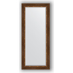 Зеркало с фацетом в багетной раме поворотное Evoform Exclusive 66x156 см, римская бронза 88 мм (BY 3569)