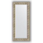 Зеркало с фацетом в багетной раме поворотное Evoform Exclusive 70x160 см, барокко серебро 106 мм (BY 3580)