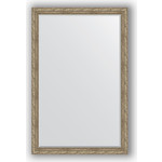 Зеркало с фацетом в багетной раме поворотное Evoform Exclusive 115x175 см, виньетка античное серебро 85 мм (BY 3617)