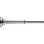 Карниз для ванны Elghansa Monterno прямой, с кольцами, 1035-1850 мм, хром (CS-1-Chrome)