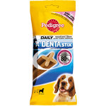 Лакомство Pedigree Denta Stix Daily уход за зубами для собак средних и крупных пород 180г (10109497)