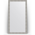 Зеркало напольное Evoform Definite Floor 111x201 см, в багетной раме - волна хром 90 мм (BY 6023)