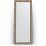 Зеркало напольное с фацетом Evoform Exclusive Floor 80x200 см, в багетной раме - виньетка античное серебро 85 мм (BY 6113)