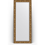 Зеркало напольное с фацетом Evoform Exclusive Floor 84x203 см, в багетной раме - византия золото 99 мм (BY 6124)