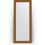 Зеркало напольное с фацетом Evoform Exclusive Floor 84x204 см, в багетной раме - травленая бронза 99 мм (BY 6129)
