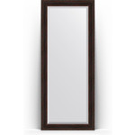 Зеркало напольное с фацетом Evoform Exclusive Floor 84x204 см, в багетной раме - темный прованс 99 мм (BY 6130)