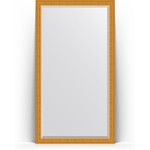Зеркало напольное с фацетом Evoform Exclusive Floor 110x199 см, в багетной раме - сусальное золото 80 мм (BY 6149)