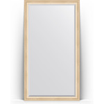 Зеркало напольное с фацетом Evoform Exclusive Floor 110x200 см, в багетной раме - старый гипс 82 мм (BY 6150)