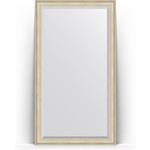 Зеркало напольное с фацетом Evoform Exclusive Floor 113x203 см, в багетной раме - травленое серебро 95 мм (BY 6163)