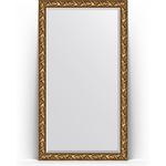 Зеркало напольное с фацетом Evoform Exclusive Floor 114x203 см, в багетной раме - византия золото 99 мм (BY 6164)