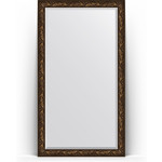 Зеркало напольное с фацетом Evoform Exclusive Floor 114x203 см, в багетной раме - византия бронза 99 мм (BY 6166)