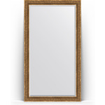 Зеркало напольное с фацетом Evoform Exclusive Floor 114x204 см, в багетной раме - вензель бронзовый 101 мм (BY 6171)