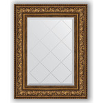 Зеркало с гравировкой поворотное Evoform Exclusive-G 60x78 см, в багетной раме - виньетка состаренная бронза 109 мм (BY 4040)