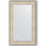 Зеркало с гравировкой поворотное Evoform Exclusive-G 80x135 см, в багетной раме - виньетка серебро 109 мм (BY 4254)