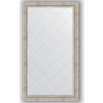 Зеркало с гравировкой поворотное Evoform Exclusive-G 96x171 см, в багетной раме - римское серебро 88 мм (BY 4405)