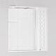 Зеркало-шкаф Style line Канна Люкс 75 с подсветкой, белый (ЛС-00000295)