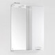 Зеркало-шкаф Style line Жасмин 55 с подсветкой, белый (ЛС-00000039)
