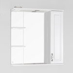 Зеркало-шкаф Style line Олеандр-2 Люкс 75 с подсветкой, белый (ЛС-00000051)