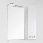Зеркало-шкаф Style line Венеция 65 с подсветкой, белый (ЛС-00000262)