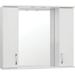 Зеркало-шкаф Style line Панда 100 с подсветкой, белый (ЛС-00000239)