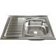 Кухонная мойка Mixline Накладная 80х60 нержавеющая сталь 0,4мм (4630030631330)