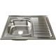 Кухонная мойка Mixline Накладная 80х60 с сифоном, нержавеющая сталь 0,6мм (4630030631545)