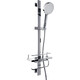 Душевой гарнитур IDDIS Shower Set с полочкой, хром (TSH1601)