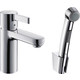 Смеситель для раковины Hansgrohe Metris S с гигиеническим душем (31160000)