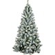 Елка искусственная Royal Christmas Flock Tree Promo Warm LED заснеженная 164150LED (150см)