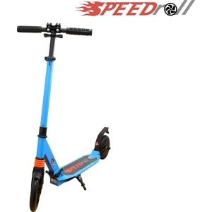 фото Самокат с электроприводом speedroll e9s синий