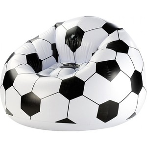 фото Надувное кресло bestway 75010 bw футбольный мяч beanless soccer ball chair 114х112х66
