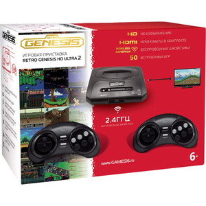 Игровая приставка Sega Mega Drive Retro Genesis HD Ultra 2 black (50 игр), Mega Drive Retro Genesis HD Ultra 2 black (50 игр)
Игровая приставка Sega Mega Drive Retro Genesis HD Ultra 2 black (50 игр), Mega Drive Retro Genesis HD Ultra 2 black (50 игр)