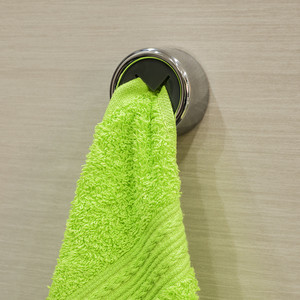 фото Вешалка tatkraft bera вешалка для полотенец, хромированный пластик, самоклеющаяся круглая
