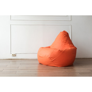 Кресло-мешок DreamBag Оранжевая экокожа XL 125x85