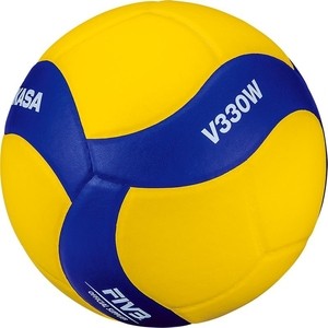 фото Мяч волейбольный mikasa v330w р.5 официальные параметры fivb