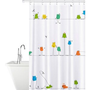 Штора для ванной комнаты Tatkraft FUNNY FROGS тканевая со специальной водоотталкивающей пропиткой и антигрибковым покрытием (18099), FUNNY FROGS тканевая со специальной водоотталкивающей пропиткой и антигрибковым покрытием (18099)
Штора для ванной комнаты Tatkraft FUNNY FROGS тканевая со специальной водоотталкивающей пропиткой и антигрибковым покрытием (18099), FUNNY FROGS тканевая со специальной водоотталкивающей пропиткой и антигрибковым покрытием (18099)