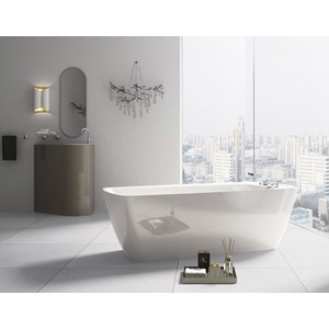 Акриловая ванна BelBagno 167x75 слив-перелив бронза (BB304 + BB39-OVF-BRN + BB39-T-BRN)