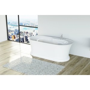 Акриловая ванна BelBagno 168,6x81,3 слив-перелив золото (BB300 + BB39-OVF-ORO + BB39-TC-ORO)