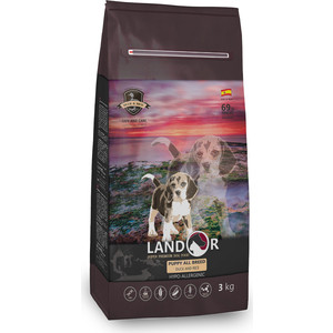 Сухой корм LANDOR Puppy All Breed Duck and Rice гипоаллергенный с уткой и рисом для щенков всех пород от 1 до 18 месяцев 1кг, Puppy All Breed Duck and Rice гипоаллергенный с уткой и рисом для щенков всех пород от 1 до 18 месяцев 1кг
Сухой корм LANDOR Puppy All Breed Duck and Rice гипоаллергенный с уткой и рисом для щенков всех пород от 1 до 18 месяцев 1кг, Puppy All Breed Duck and Rice гипоаллергенный с уткой и рисом для щенков всех пород от 1 до 18 месяцев 1кг