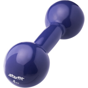 Гантель Starfit виниловая DB-102 4 кг, темно-синий (1 шт.), виниловая DB-102 4 кг, темно-синий (1 шт.)
Гантель Starfit виниловая DB-102 4 кг, темно-синий (1 шт.), виниловая DB-102 4 кг, темно-синий (1 шт.)