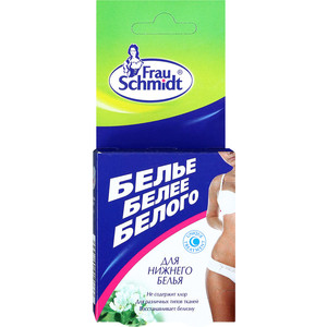 Таблетки для отбеливания Frau Schmidt ''Белье белее белого'', для нижнего белья, 2 шт, "Белье белее белого", для нижнего белья, 2 шт
Таблетки для отбеливания Frau Schmidt ''Белье белее белого'', для нижнего белья, 2 шт, "Белье белее белого", для нижнего белья, 2 шт