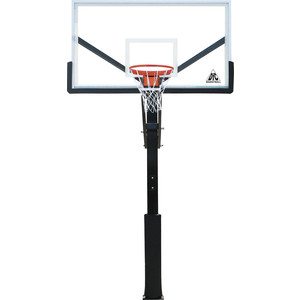 фото Баскетбольная стационарная стойка dfc ing72gu 180x105 см стекло 10мм