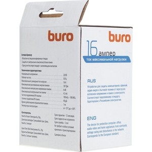 Сетевой фильтр Buro 100SH-W
