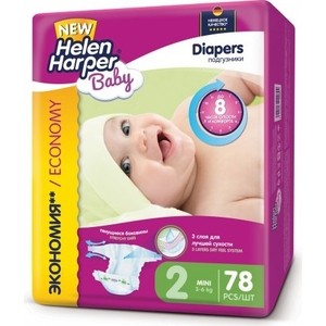 Подгузники Helen Harper Baby размер 2 Mini (3-6 кг) 78шт 5411416-029694, Baby размер 2 Mini (3-6 кг) 78шт 5411416-029694
Подгузники Helen Harper Baby размер 2 Mini (3-6 кг) 78шт 5411416-029694, Baby размер 2 Mini (3-6 кг) 78шт 5411416-029694