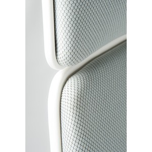Кресло офисное NORDEN IQ white+grey белый пластик/серая ткань