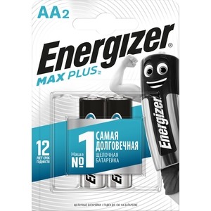 Батарейка ENERGIZER MAX PLUS LR6/E91 AA (2 шт) 1,5V, MAX PLUS LR6/E91 AA (2 шт) 1,5V
Батарейка ENERGIZER MAX PLUS LR6/E91 AA (2 шт) 1,5V, MAX PLUS LR6/E91 AA (2 шт) 1,5V