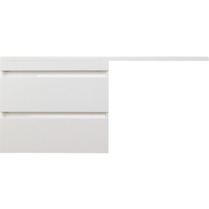 Мебель для ванной Style line Даллас Люкс 68 (130L) подвесная, под стиральную машину, белая
