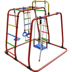 фото Детский спортивный комплекс формула здоровья игрунок т плюс красный/радуга