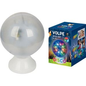 фото Светодиодный светильник volpe uli-q307 4,5w/rgb white диско шар 3d