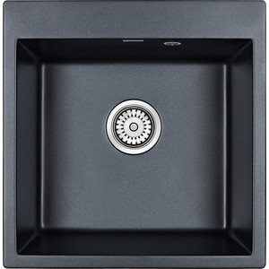 Кухонная мойка Paulmark Praktisch черный металлик (PM105152-BLM)